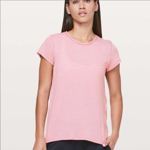 LULULEMON PINK SHORT SLEEVE